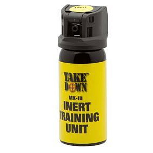 MACE TakeDown MK-III Inert Training Spray unit for law enforcement practice and crowd control training.